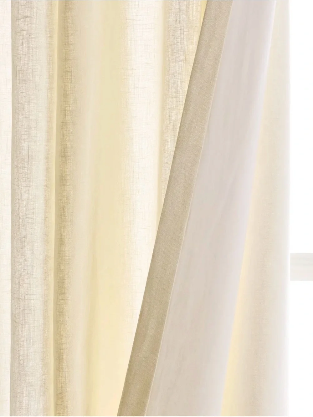 NWOT Quince Ivory Linen Curtain Single Panel - Retail $90